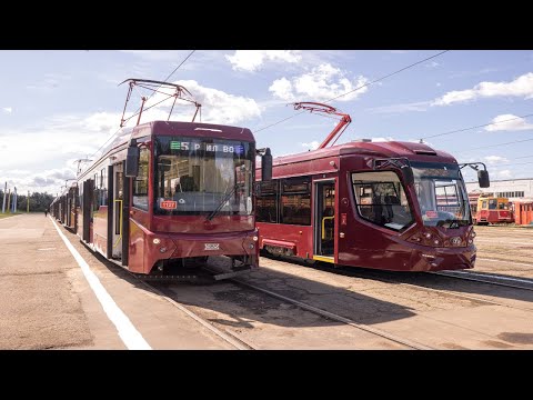 Видео: К концу августа на маршрут №5 в Казани выйдут 18 новых трамваев