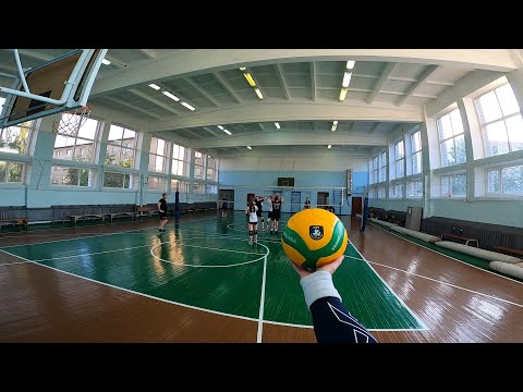 Видео: Волейбол от первого лица | VOLLEYBALL FIRST PERSON | BEST MOMENTS | वालीबाल | 69 episode