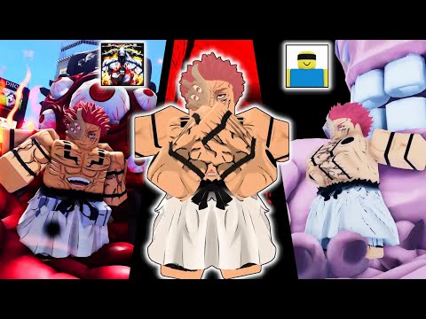 Видео: Рейтинг GOJO HEIAN SUKUNA в разных аниме-играх Roblox