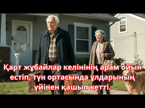 Видео: Қарт жұбайлар келінінің арам ойын естіп, түн ортасында ұлдарының үйінен қашып кетті.