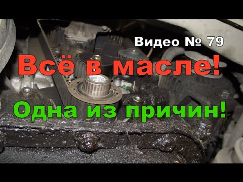 Видео: Масло капает с двигателя, с поддона. Одна из причин!