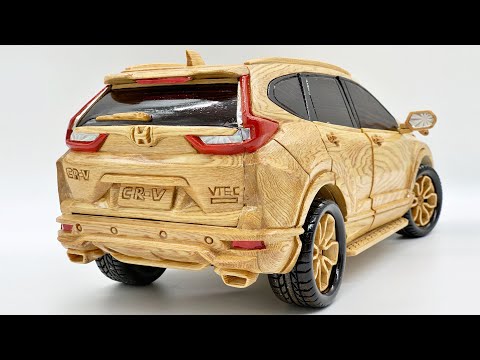 Видео: резьба по дереву - HONDA CR-V 2020 - деревообрабатывающее искусство