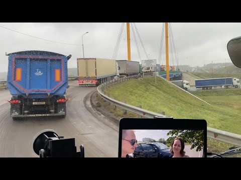 Видео: ЖЕСТЬ !!! Огромная пробка из Грузовиков !!! Много говорю 😂