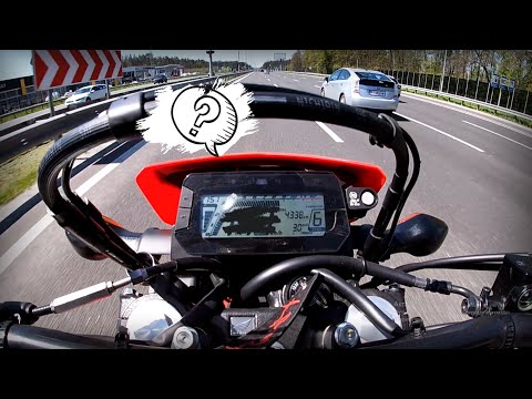 Видео: Максимальная скорость Honda Crf 300 L / Maximum speed