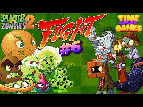 Видео: Tournament Сhallenge Fight! Part 6 PvZ 2 Gameplay ► Plants vs  Zombies 2 It's About Time
