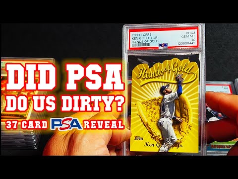 Видео: Обманул ли нас PSA? 37 карточек PSA раскрывают