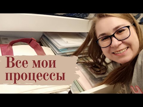 Видео: Все мои начатые ПРОЦЕССЫ на январь 2025 года