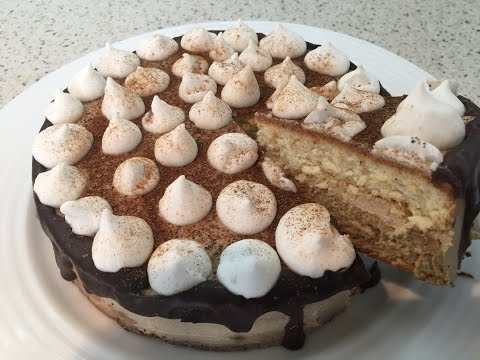 Видео: Диетический торт "Капучино". Кофейный торт. Dietetic cake.