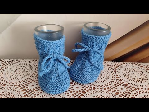 Видео: Простые с моим любимым мысиком голубые пинеточки