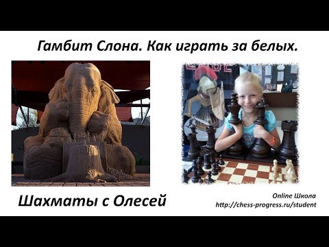 Видео: Гамбит слона. Как играть за белых. Повтор. Урок 61 (часть 3)