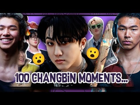 Видео: Реакция спортсмена на 100 знаковых моментов в истории Чанбина из Stray Kids