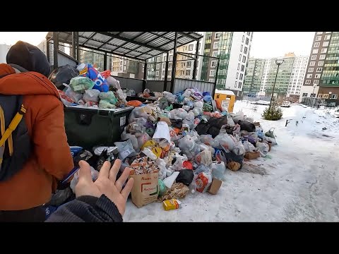 Видео: Как я зарабатываю лазая по мусоркам Питера ? Dumpster Diving RUSSIA #21