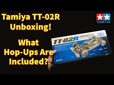 Видео: Tamiya TT-02R против TT-02 — распаковка и сравнение — какие хоп-апы входят в комплект? Лучший наб...