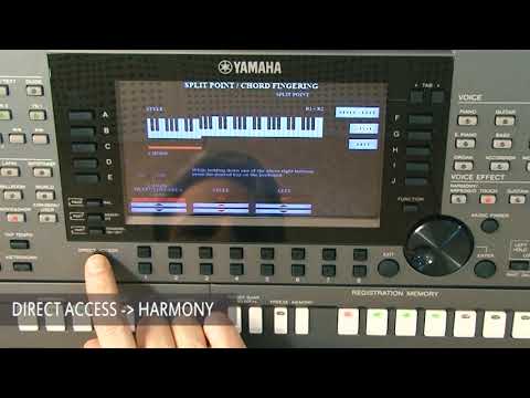 Видео: Yamaha PSR-S — Быстрый доступ к функциям с помощью кнопки DIRECT ACCESS