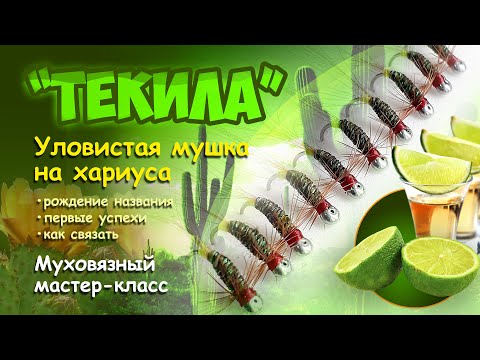 Видео: "Текила". Уловистая мушка на хариуса. Рождение названия, первые успехи и как связать.