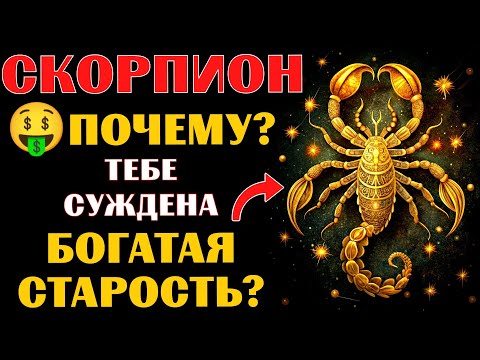Видео: 🤑30 причин, почему ♏СКОРПИОНУ суждена 💰БОГАТАЯ СТАРОСТЬ. Готовы❓ #скорпион