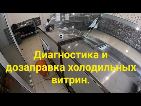 Видео: VLOG10: Диагностика и дозаправка холодильных витрин.