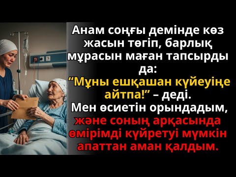 Видео: Анам соңғы демінде өсиет қалдырды… Сол арқылы мен өмірімді сақтап қалдым | Ешкім естімеген әңгіме
