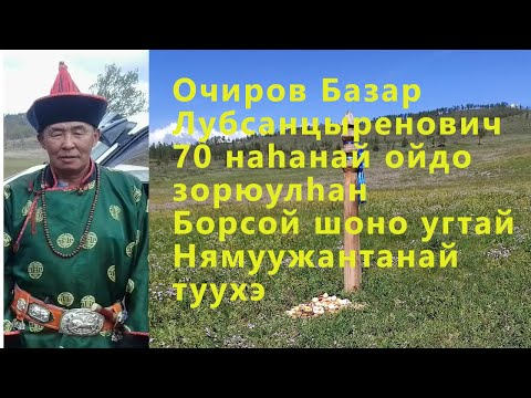 Видео: 70летний юбилей Очирова Базыра Лубсанцыреновича.История рода Борсой шоно "Нямуужантан"