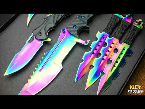Видео: Куча Ножей с Aliexpress, От Которых Ты Офигеешь / Безумные Вещи с Алиэкспресс + КОНКУРС