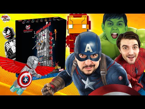 Видео: ПАПА БОБ, ПАПА РОБ И ЯРИК: ВСЕ ВИДЕО LEGO MARVEL НА ПАПА ДОМА: КАПИТАН АМЕРИКА, ЧЕЛОВЕК-ПАУК И ВЕНОМ