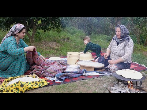 Видео: Домашнее органическое масло с традиционным лавашом | Сельская жизнь