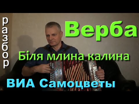 Видео: Верба. Біля млина калина. Разбор на гармони.