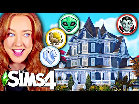 Видео: Я построил дом для каждого оккультиста в The Sims 4
