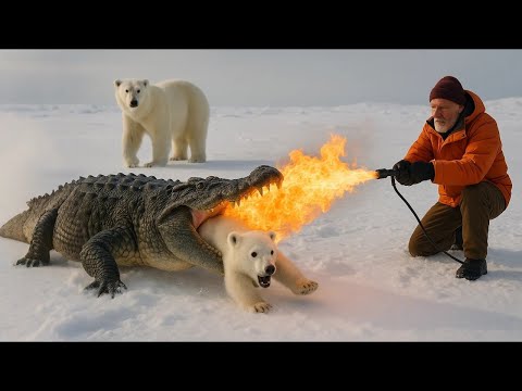 Видео: Белая Медведица Привела Человека К Умирающего Детёнышу