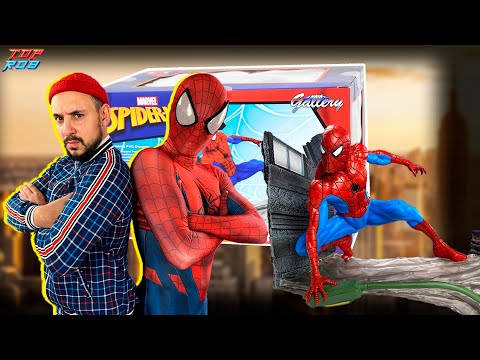 Видео: СПАЙДИ ВЕРНУЛСЯ! РАСПАКОВКА ФИГУРКИ SPIDER-MAN ОТ DIMOND SELECT TOYS WEBBING DIORAMA! ТОП РОБ ОБЗОР!