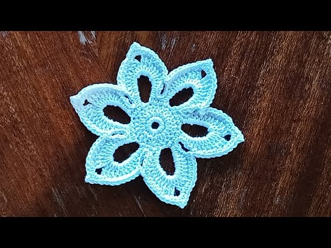 Видео: Красивый цветок крючком для Ирландского кружева, мастер-класс и обзор ниток и крючков