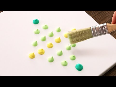 Видео: Акриловая картина Целебный лес 💚 #532