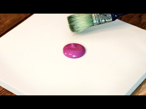 Видео: ✨Раскрашивание галактики, начиная с точки | Расслабляющая акриловая картина #298