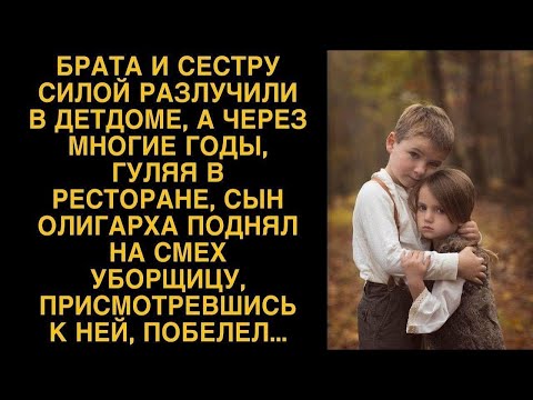 Видео: Брата и сестру разлучили в детдоме, а спустя годы богач поднял на смех уборщицу