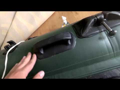 Видео: Тюнинг Лодки из ПВХ Как приклеить Ручки к Лодке в Домашних Условиях???