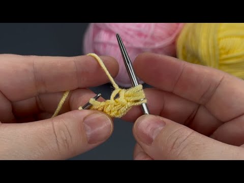 Видео: Красивый и простой узор спицами для начинающих!