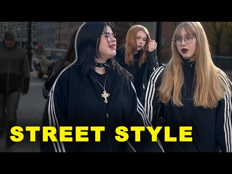 Видео: Как одевается передовая творческая молодёжь Петербурга 2025 / Creative Youth Street Style in Russia