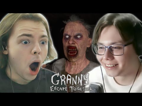 Видео: ФЫВФЫВ и СОСИСКА ВМЕСТЕ СБЕГАЮТ ОТ БАБКИ GRANNY! 🤣
