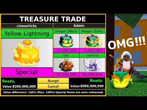 Видео: Ого...! Что я получил от торговли ЖЁЛТОЙ МОЛНИЕЙ?! 🟡 | Blox Fruits