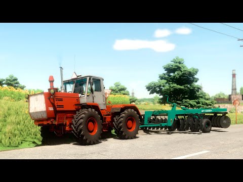 Видео: Farming Simulator 22 / Карта Сосновка / #40 Разработка поля Т-150К + БГР-4,2 "Солоха"