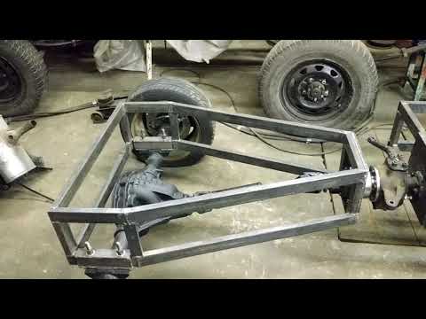 Видео: Вездеход этапы сборки. Рама + крепление мостов