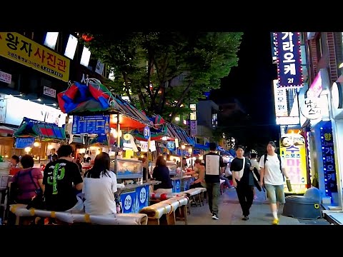 Видео: Korea Walking Tours TV [4K] Пусан, Нампхо-дон, вечерняя прогулка