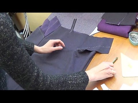 Видео: Моделирование фигурных рельефов на переднем полотнище юбки
