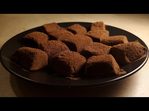 Видео: Настоящие трюфельные шоколадные конфеты