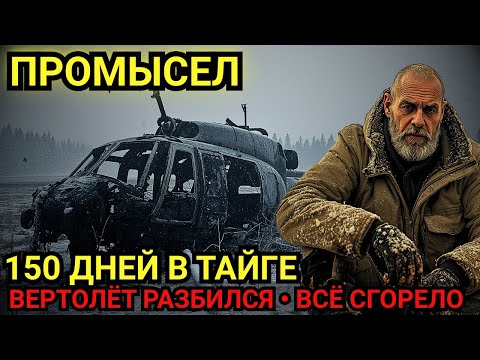 Видео: 150 ДНЕЙ в Тайге. Вертолёт разбился, всё сгорело — история Промысла