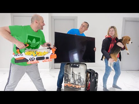 Видео: Лысая Борода ВЫГНАЛ Старого и Оксану из ДОМА. NERF BROTHERS
