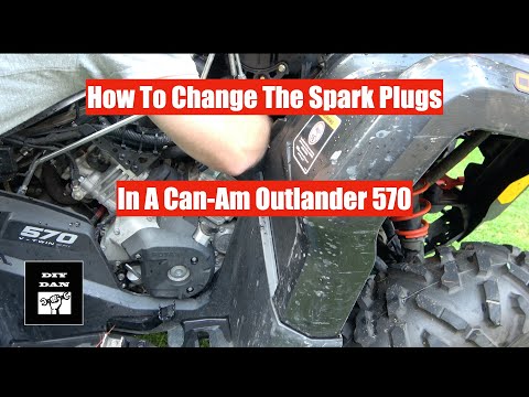 Видео: Can-Am Outlander L 570: как заменить свечи зажигания 570 650 850