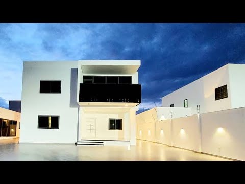 Видео: Меблированный дом с 4 спальнями и бассейном с гидромассажем продается в Аккре, Гана || Тур 61. 📞0...