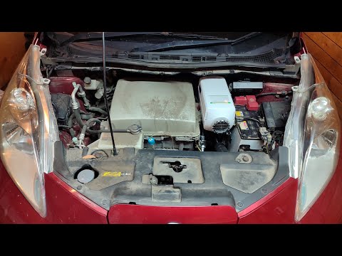 Видео: Ниссан Лиф.Новая установка автономки с защитой.