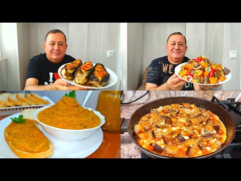Видео: БАКЛАЖАНЫ! ЧЕТЫРЕ ОЧЕНЬ ВКУСНЫХ Рецепта! ОДИН ВКУСНЕЕ ДРУГОГО!
